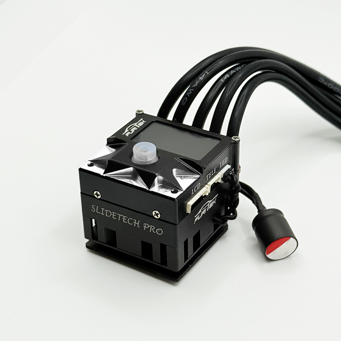 Furitek SlideTech PRO 1/10 Sensored ESC w/ OLED & Internal Fan – Drift & Stock Racing – Black Edition