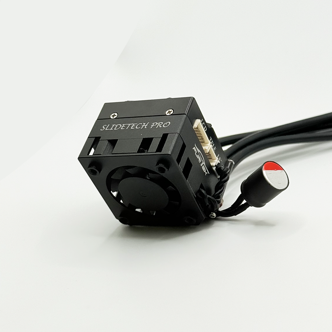 Furitek SlideTech PRO 1/10 Sensored ESC w/ OLED & Internal Fan – Drift & Stock Racing – RED Edition