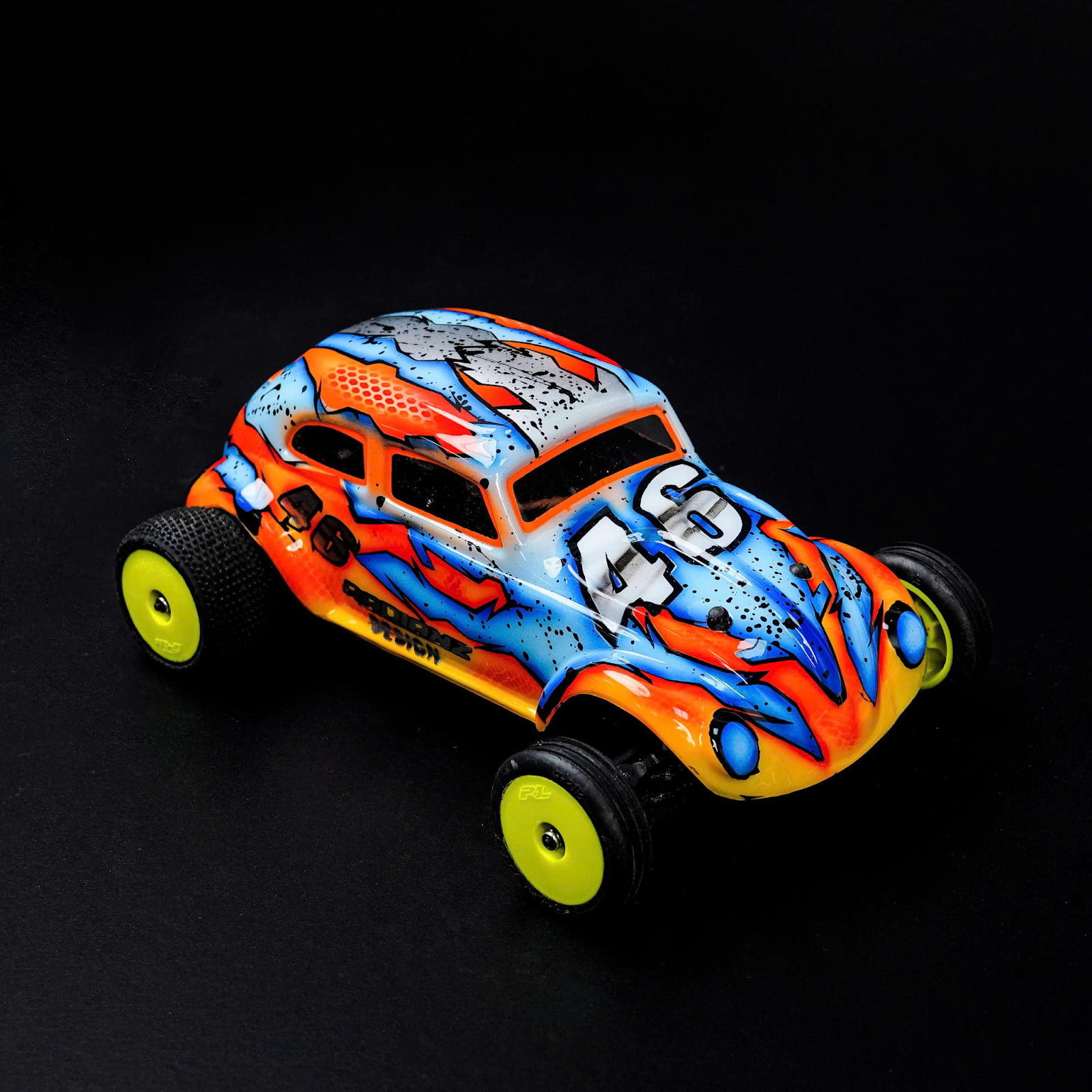 RadianZ Design RADIANZ Micro-B Rabitto Airbrush Lexan Body – Snake 46
