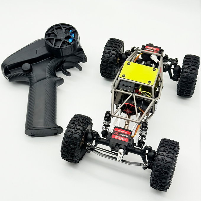 Furitek Limited Edition Titan Buggy 18 – RTR Titanium Gold Edition w/ Active Pro 4WS & Micro Tesla DigiBoard