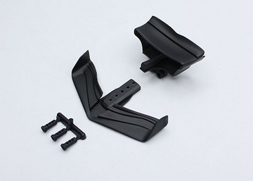 Reflex Racing FX28 Wing and Post Set - Black
