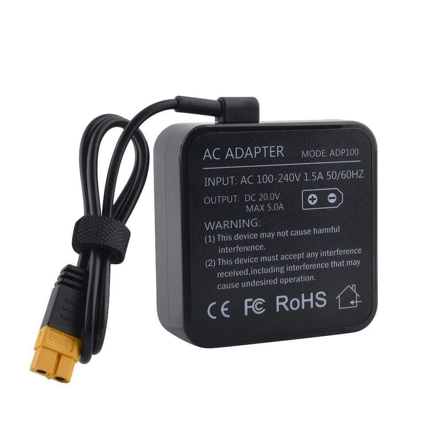 ToolkitRC ADP100 100W 20V 5A Power Supply Unit w/ XT60 Output (US version) - HeliDirect