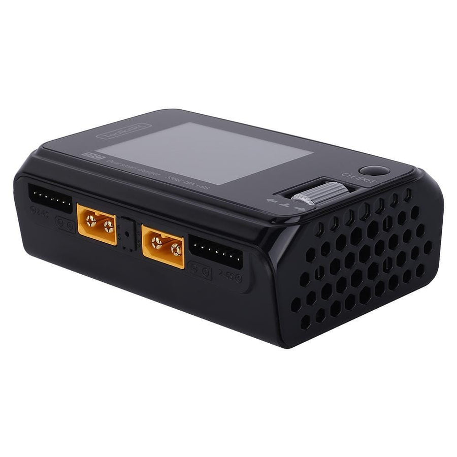 ToolkitRC M6D 500W 15A DC Dual Channel MINI Smart Charger Discharger - HeliDirect