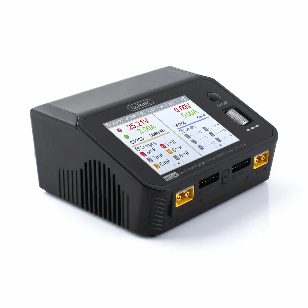 ToolkitRC M6DAC AC/DC Dual Channel Smart Charger - HeliDirect