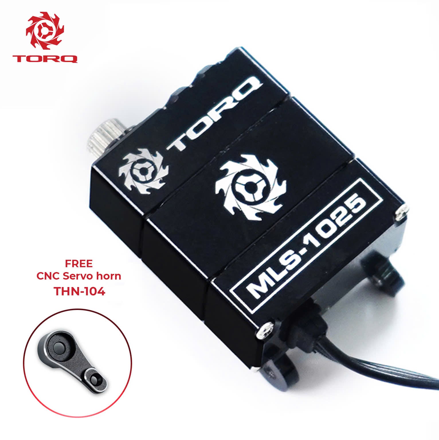TORQ MLS-1025 Premium DIRECT-MOUNT Servo for REDCAT Ascent-18 with free horn