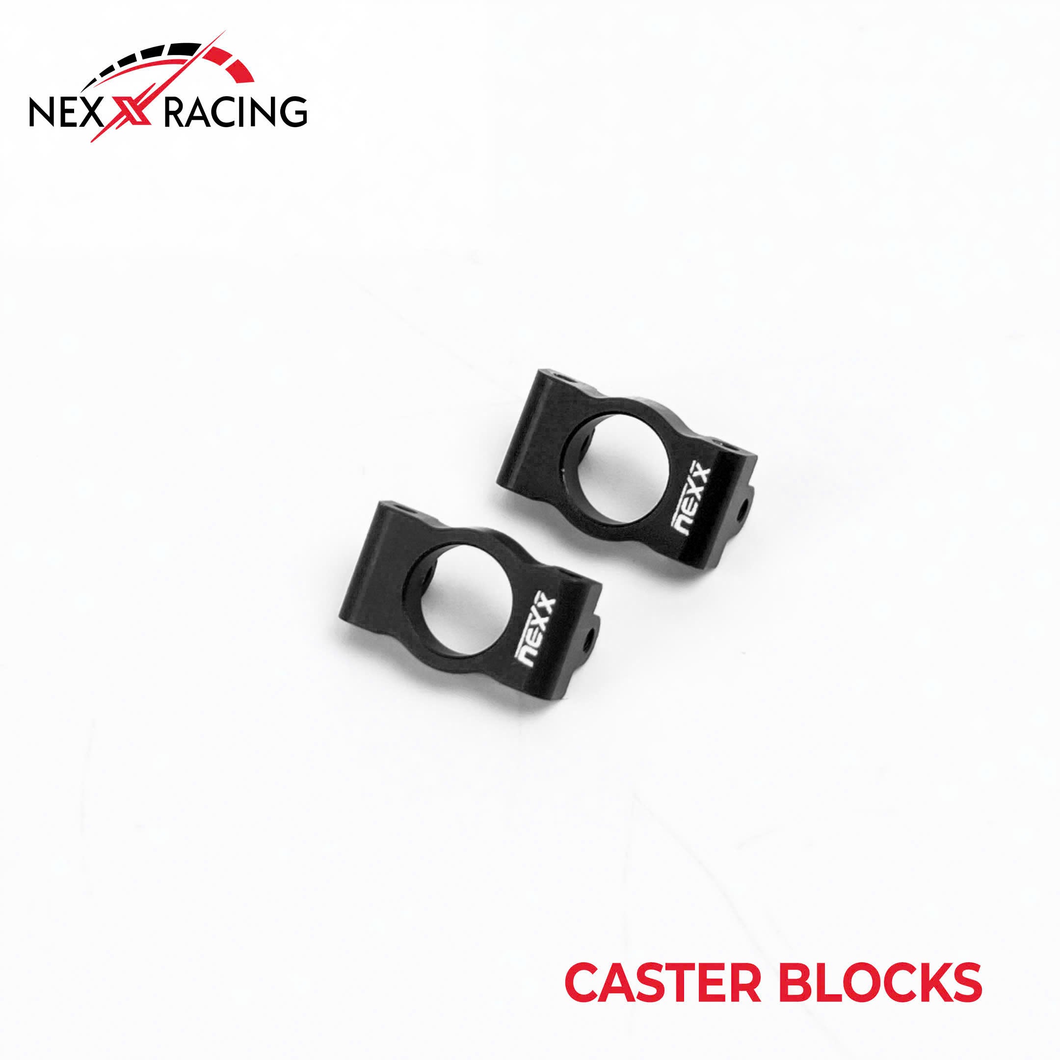 Nexx Racing Aluminum Caster Blocks Micro-B - BLACK