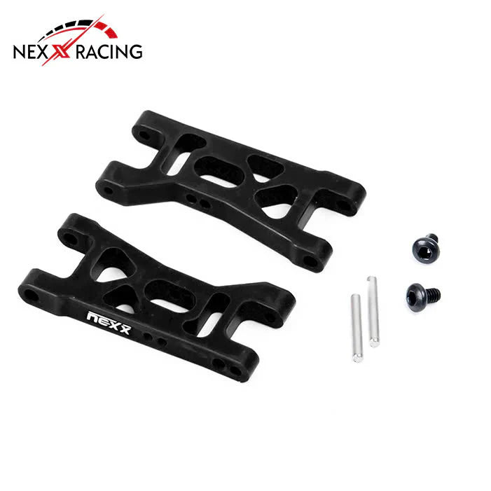 Losi 1/24 Micro-B 2WD Buggy RTR (Silver) With Nexx Racing Adjustable Turnbuckle Set, Front &Rear Suspension Arms - Big Savings $19.56 Off