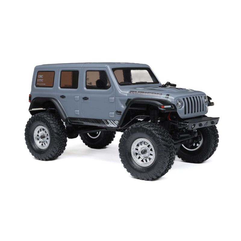 Axial 1/24 SCX24 Jeep Wrangler JLU 4X4 Rock Crawler Brushed RTR - Gray - HeliDirect