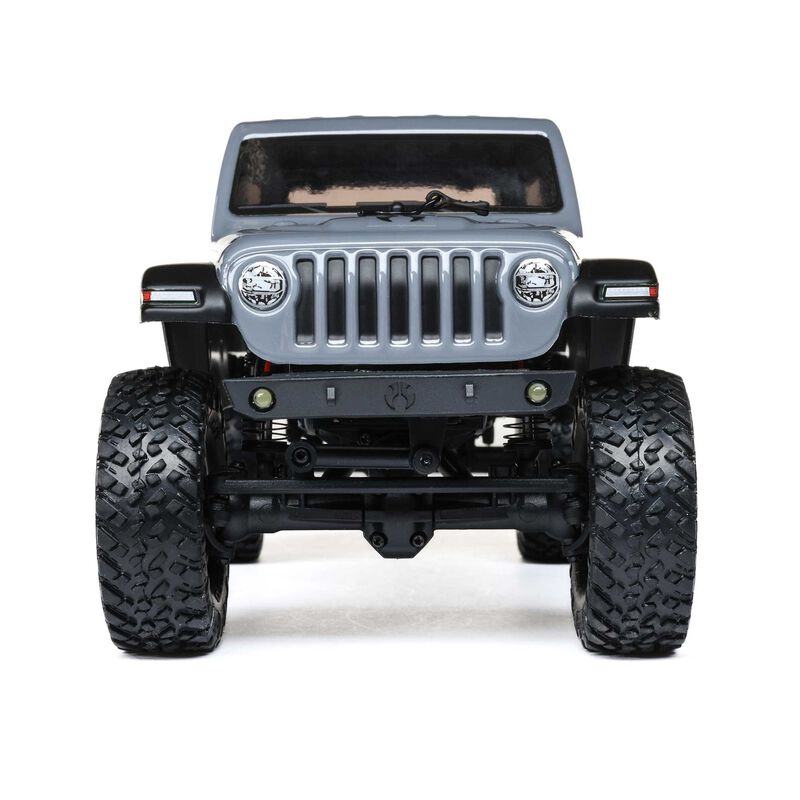 Axial 1/24 SCX24 Jeep Wrangler JLU 4X4 Rock Crawler Brushed RTR - Gray - HeliDirect