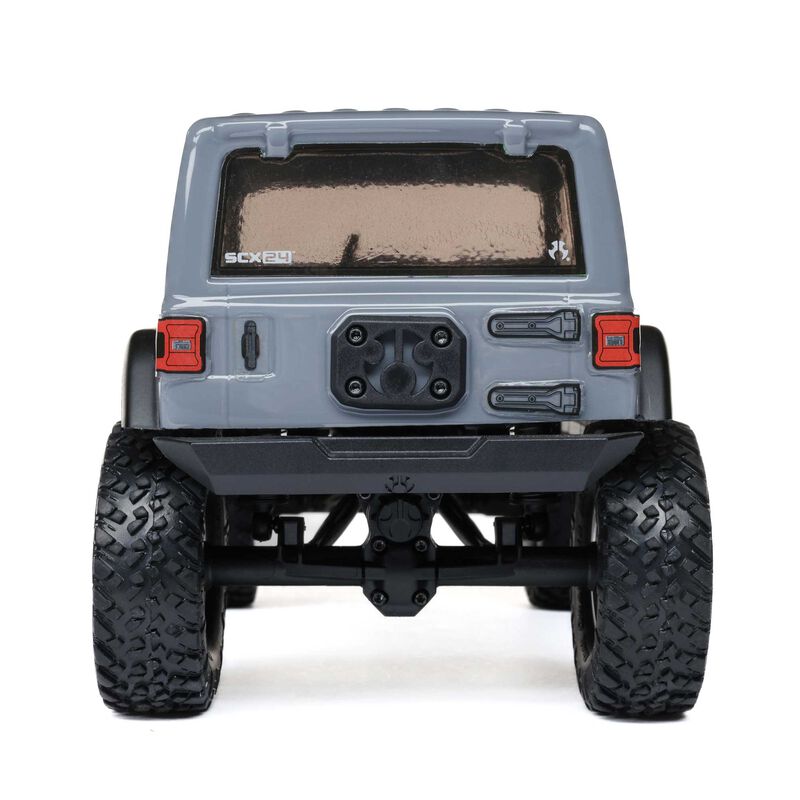 Axial 1/24 SCX24 Jeep Wrangler JLU 4X4 Rock Crawler Brushed RTR - Gray - HeliDirect
