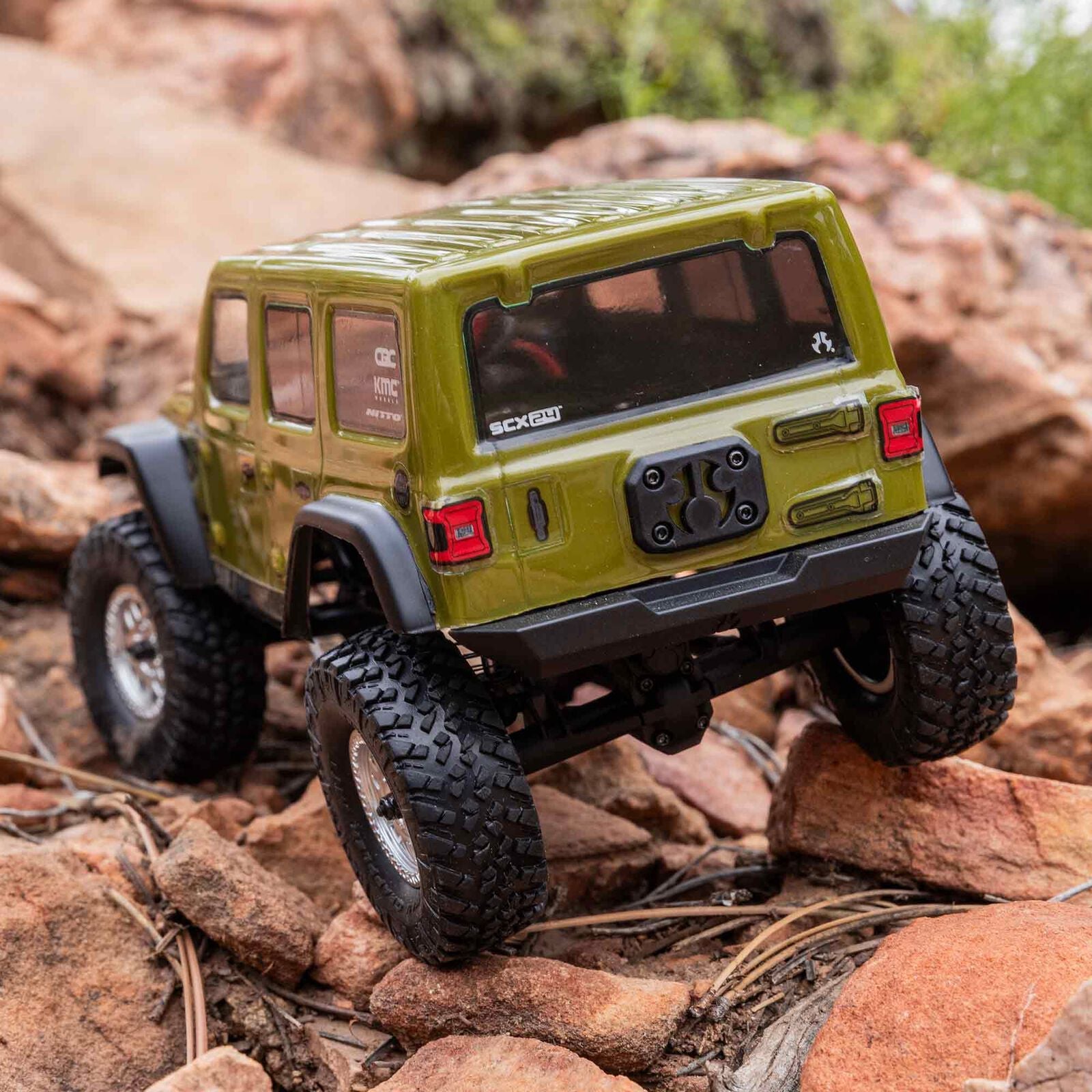 Axial 1/24 SCX24 Jeep Wrangler JLU 4X4 Rock Crawler Brushed RTR - Gray - HeliDirect