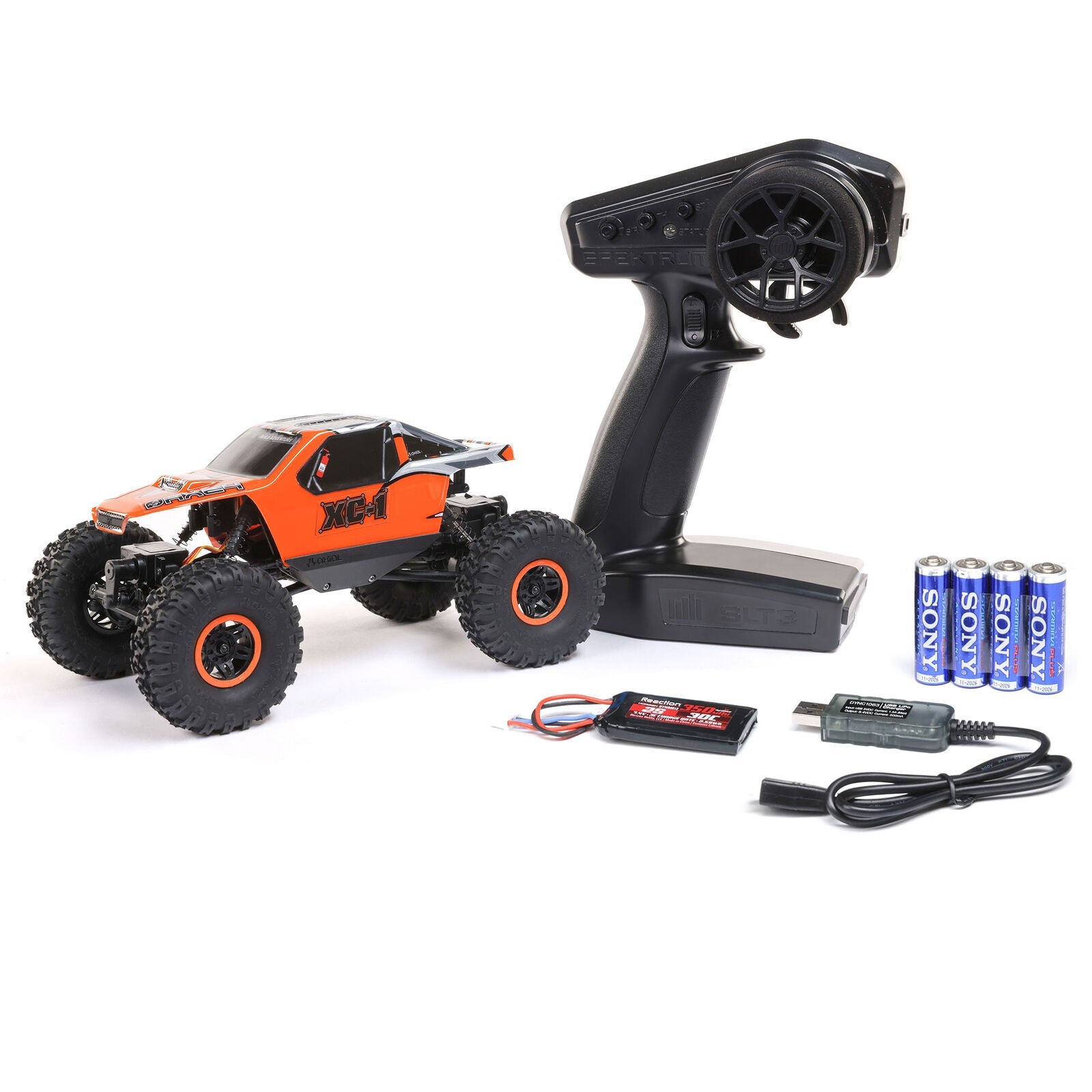 Axial 1/24 AX24 XC-1 4WS Crawler Brushed RTR - Orange - HeliDirect