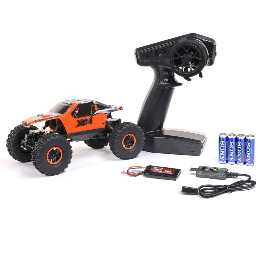 Axial 1/24 AX24 XC-1 4WS Crawler Brushed RTR - Orange - HeliDirect