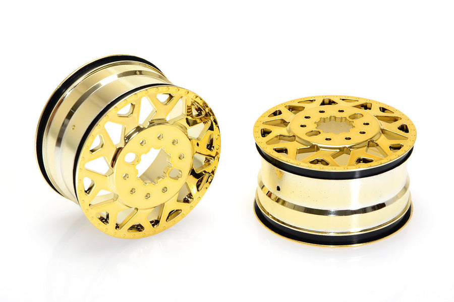 CD0672  American Force H01 CONTRA Wheel GOLD CHROME, 2pcs - Cen Racing USA