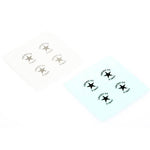 CD0750 Wheel Cap Decal ( for American Force wheel cap, chrome/black 4pcs each) - HeliDirect