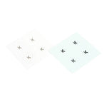 CD0770 Wheel Cap Decal (for KF004 Vile wheel cap, chrome/black, 4pcs) - HeliDirect