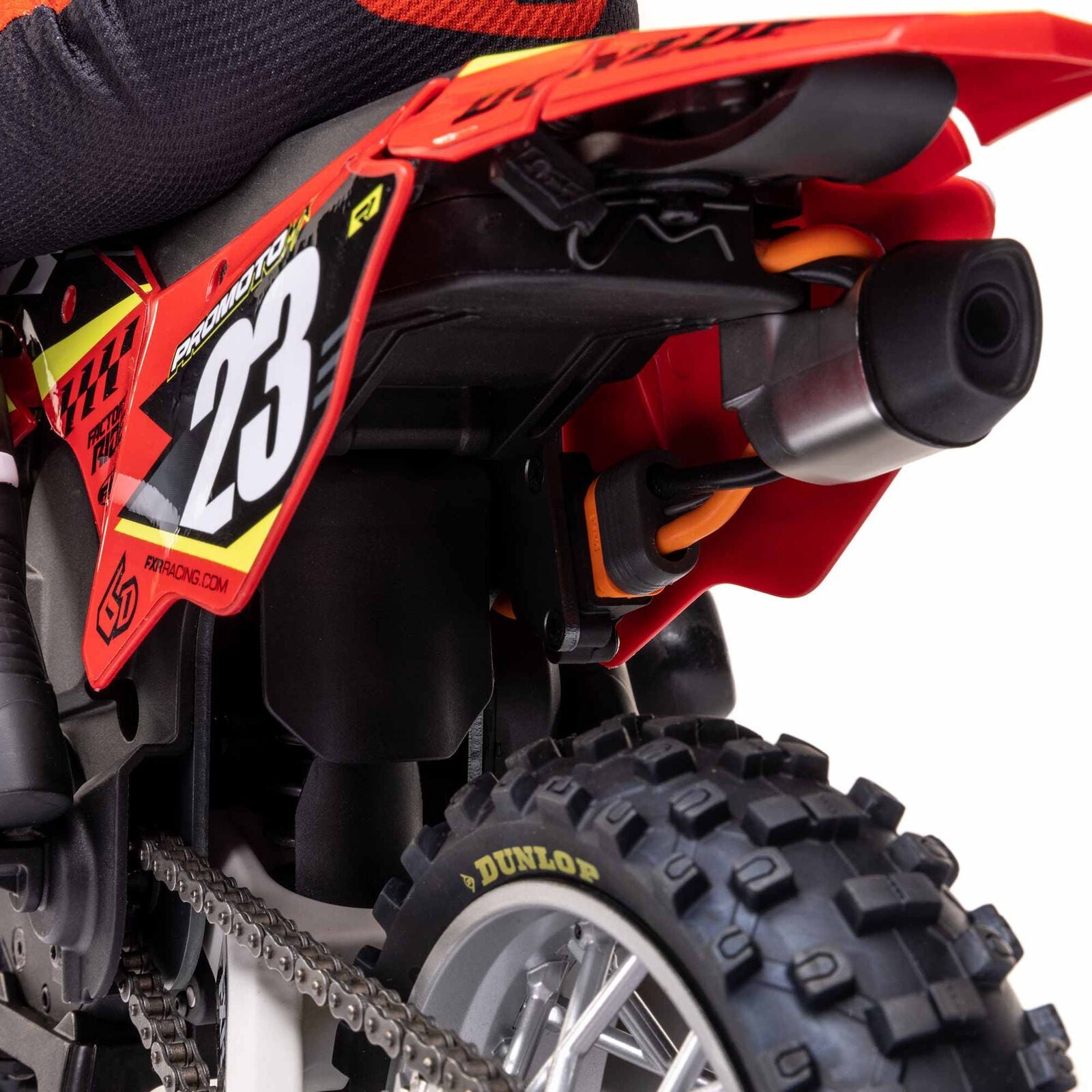 Losi 1/4 Promoto-MX Motorcycle RTR, FXR - RED - HeliDirect