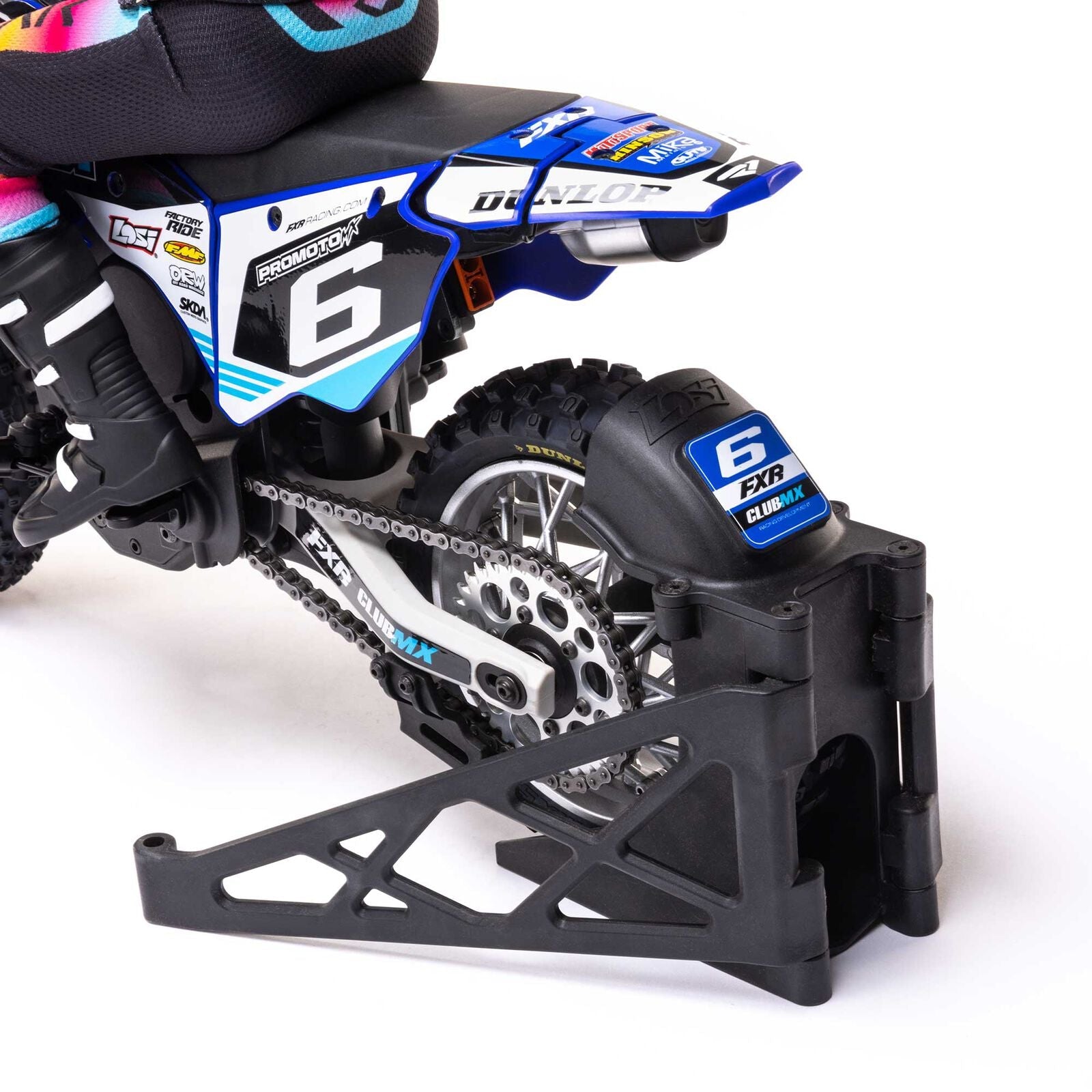 Losi 1/4 Promoto-MX Motorcycle RTR, Club MX - BLUE - HeliDirect