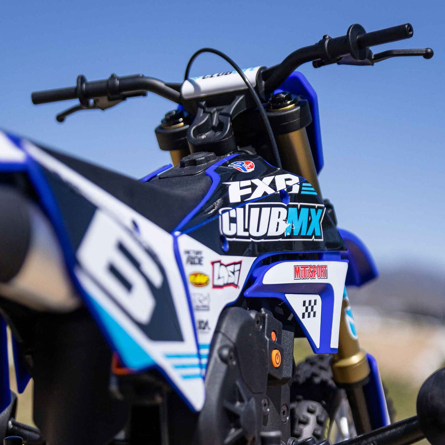Losi 1/4 Promoto-MX Motorcycle RTR, Club MX - BLUE - HeliDirect