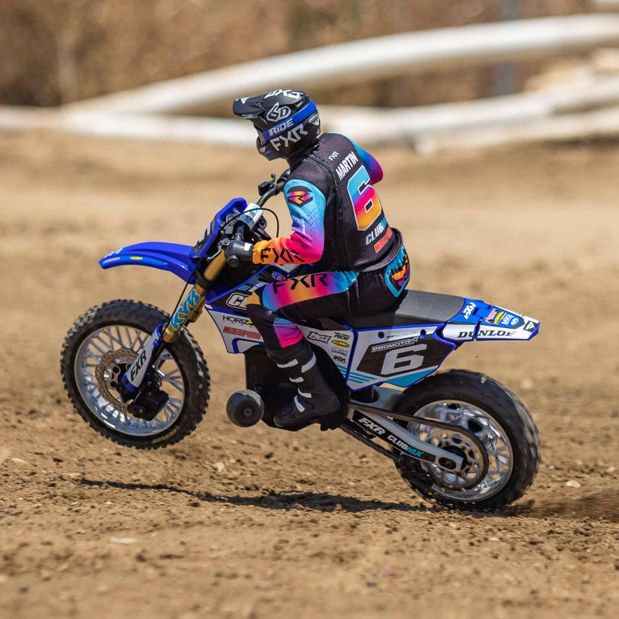 Losi 1/4 Promoto-MX Motorcycle RTR, Club MX - BLUE - HeliDirect