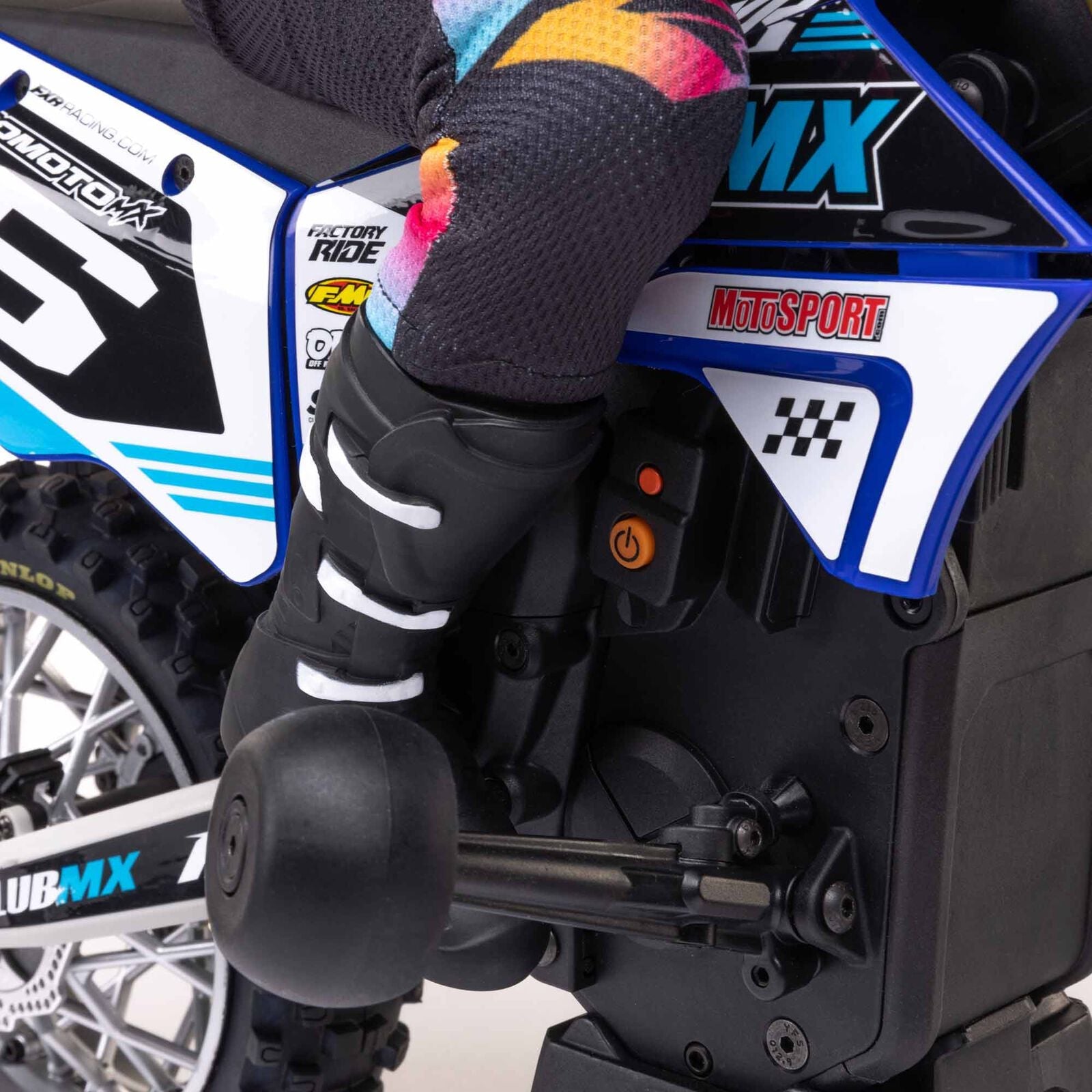 Losi 1/4 Promoto-MX Motorcycle RTR, Club MX - BLUE - HeliDirect