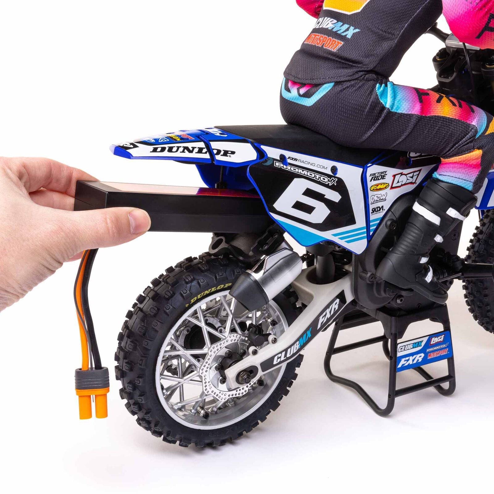 Losi 1/4 Promoto-MX Motorcycle RTR, Club MX - BLUE - HeliDirect