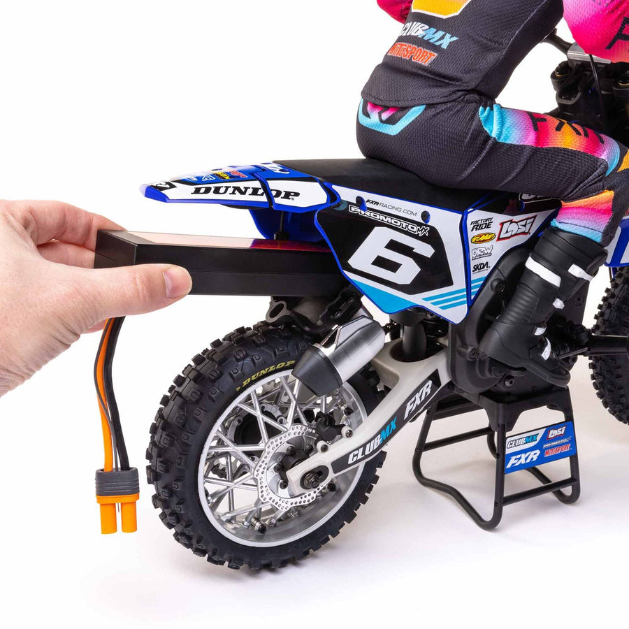 Losi 1/4 Promoto-MX Motorcycle RTR, Club MX - BLUE - HeliDirect