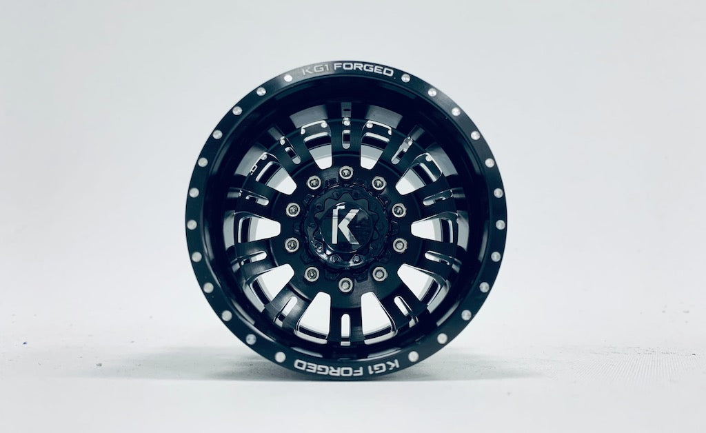 CKD0602 KG1 KD004 DUEL CNC Metal REAR Dually Wheel (2 pcs, w/cap. decal & screws) - HeliDirect